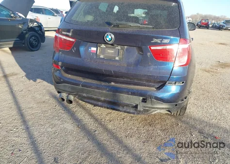 2016 BMW X3 xDrive35I from USA, damaged, VIN 5UXWX7C56G0S16644